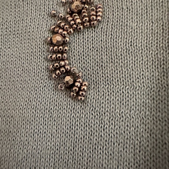 Halogen‎ Beaded Shoulders embelilished Seafoam green Medium - Picture 7 of 8